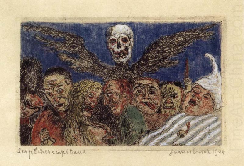 The Deadly Sins Dominated by Death, James Ensor